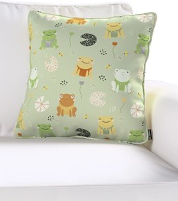 Gabika so šnúrkou, obliečka na vankúš farba produktu zelená látka vzorované