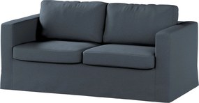 Poťah na sedačku Karlstad (nerozkladací, 2-miestny, dlhý) farba produktu modrá látka zapletaná