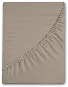 Hnedá napínacia flanelová plachta 90x200 cm – Good Morning