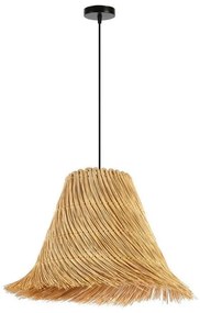 Immax 08273L - Luster na lanku NATURALEZA 1xE27/40W/230V pr. 45 cm ratan IM1363