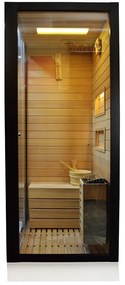 M-Spa - Sauna so suchou parou s funkciou hydromasáže 180 x 110 x 223 cm Pravá