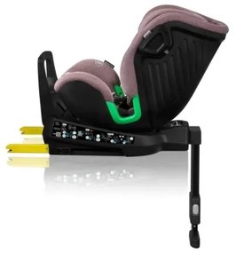Lionelo - Autosedačka so základňou otočná HARMONY i-Size 40-150 cm ružová