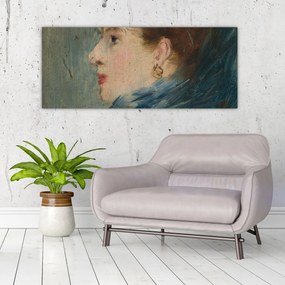 Obraz - Edouard Manet, Portrait of a Lady, reprodukcia (120x50 cm)