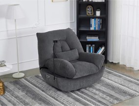 Polohovacie kreslo sivé, elektrické TV-7089 GREY2