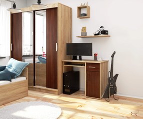 PC stolík Padma  (dub sonoma + wenge). Vlastná spoľahlivá doprava až k Vám domov. 1069706