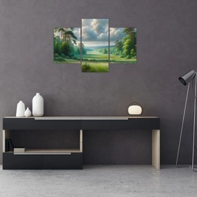 Obraz - Zelená krajina (90x60 cm)