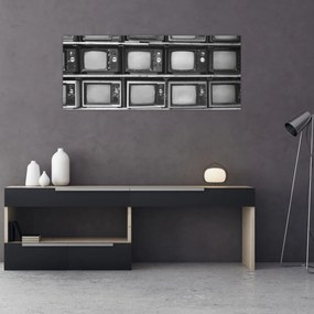 Obraz - Retro televízie (120x50 cm)