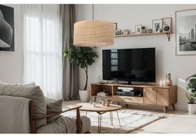 Závesné svietidlo Rattan, 1x ratanové tienidlo, (fi 40cm), b