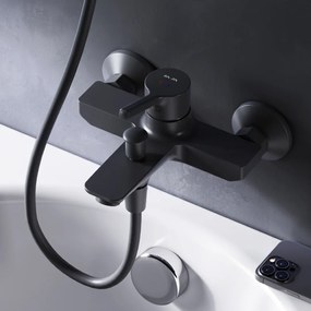 Vaňová a sprchová batéria AM.PM X-Joy S FXB10022 jednopáková, čierna