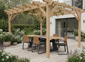 Garden Line Hliníkový stôl „THOMPSON“ sivý 180/240 x 90 x 78 cm