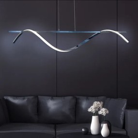 LED Luster na lanku RUMBA LED/23W/230V 4000K lesklý chróm