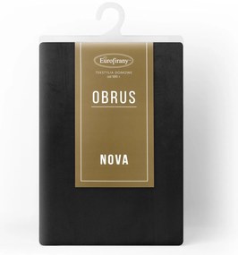 OBRUS MELINDA 220X140 CM ČIERNY
