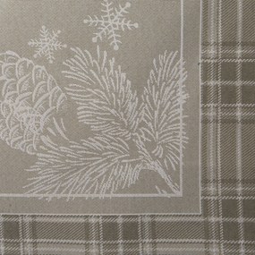 VIANOČNÉ PRESTIERANIE NA STÔL HOLLY 35X45 CM VZOROVANÁ