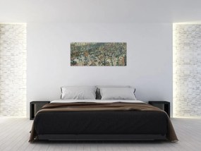 Obraz - Camille Pissarro, Boulevard des Italiens, Morning, Sunlight, reprodukcia (120x50 cm)