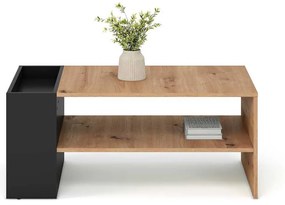 Konferenčný stolík Ingenio, dub artisan / čierna