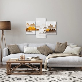 Obraz - Hory v hmle (90x60 cm)