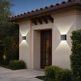 Brilagi - LED vonkajšie nástenné svietidlo DOUBLERAY LED/4W/230V čierne IP65