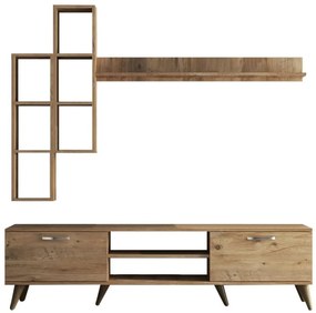 TV súprava v dekore borovice v prírodnej farbe 180x48 cm Veronica - Kalune Design