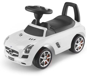 Detské odrážadlo - autíčko Mercedes SLS | biele