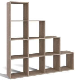 Regál Respeto 4 (dub sonoma). Akcia -19%. Vlastná spoľahlivá doprava až k Vám domov. 1132889