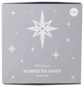 Pluto Design Vonné čajové sviečky – set 4 ks
