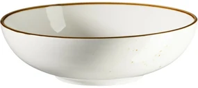 Mäser Miska Pintar White hnedé bodky 22 cm, 22 cm