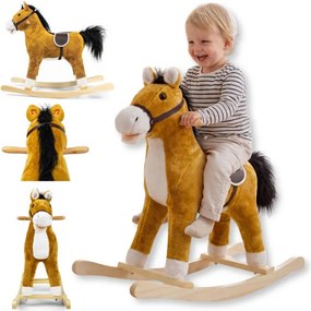 Hojdací koník Teddy svetlohnedý