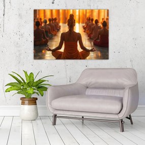 Obraz - Lekcia jogy (90x60 cm)