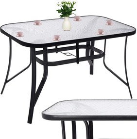 Záhradný stôl SPRINGOS GF1014​​​​​​​ - čierny