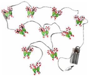 Sada 3 svetelných LED reťazí BestBerg / 3 motívy / 2 m