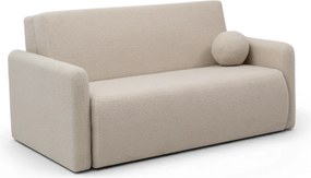 Rozkladacia pohovka Nido 140 cm s úložným priestorom - svetlobéžové buklé Quelle 03