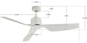 Lucci Air 210528 - Stropný ventilátor AIRFUSION CLIMATE II biela + DO