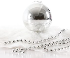 Sada vianočných závesných dekorácií ESTRELLA strieborná (66 ks)