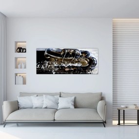 Obraz - Saxofón (120x50 cm)
