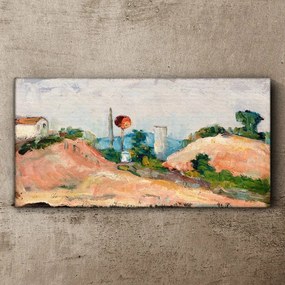 Obraz Canvas Železničná rez Cézanne