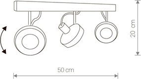 Svietidlo Nowodvorski CROSS GRAPHITE 9596