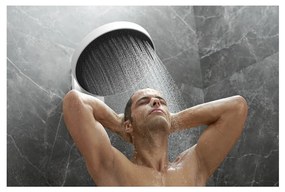 Hansgrohe Rainfinity, hlavová sprcha 250 1jet s pripojením na stenu, matná biela, HAN-26226700