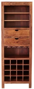 Barová skriňa Amba 65x180x45 z indického masívu palisander Only stain