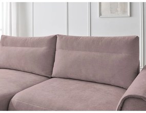 Svetloružová rohová pohovka Aden – Bobochic Paris