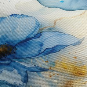 Obraz - Kvetinová, atramentová maľba (120x50 cm)