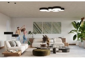 Luster na lanku ARENA 45 3xE27/60W/230V čierna