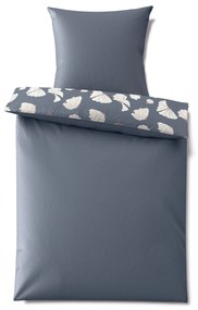 Posteľná bielizeň z mikrovlákna, štandardná veľkosť, tmavomodrá