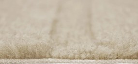 Lorena Canals, DOPREDAJ: 120x170 cm Vlněný koberec Steppe - Sheep Beige, 120x170, béžová, chodba / predsieň