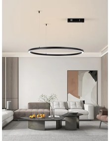 Immax NEO 07215L-LED Stmievateľný luster na lanku FINO 60W/230V 80cm čierna Tuya+DO