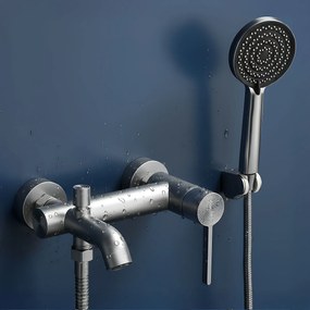 Rea Foster, vaňová batéria s ručnou sprchovou súpravou, brúsená oceľ, REA-B6326