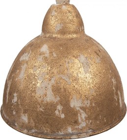 Zlaté antik kovové stropné svetlo Agnès - Ø 20*22 cm