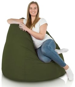 Sedací vak BAG Sako XXL Nylon vodeodolný Farba: 8.Tm.Zelený
