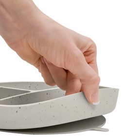 Tanier delený s prísavkou Platinum Silicone Sand