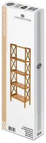 Bambusový kúpeľňový regál v prírodnej farbe 36,5x153 cm - Casa Selección