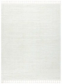 Koberec SEVILLA AC53B pruhy biely, Maroko, Shaggy